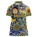 Personalised Eagles AFL Celebrating 50 Years of Naidoc Women Polo Shirt NAIDOC Week 2025 Aboriginal
