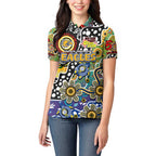 Personalised Eagles AFL Celebrating 50 Years of Naidoc Women Polo Shirt NAIDOC Week 2025 Aboriginal