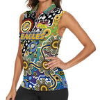 Personalised Eagles AFL Celebrating 50 Years of Naidoc Women Sleeveless Polo Shirt NAIDOC Week 2025 Aboriginal