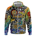 Personalised Eagles AFL Celebrating 50 Years of Naidoc Zip Hoodie NAIDOC Week 2025 Aboriginal