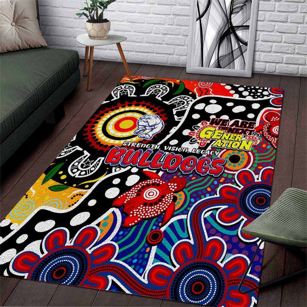 Bulldogs AFL Celebrating 50 Years of Naidoc Area Rug NAIDOC Week 2025 Aboriginal