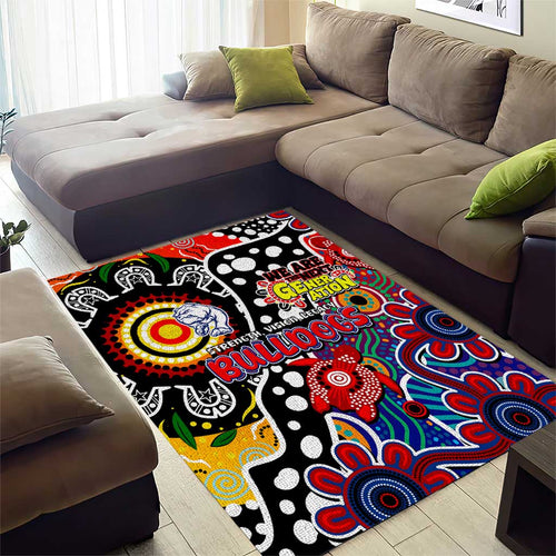Bulldogs AFL Celebrating 50 Years of Naidoc Area Rug NAIDOC Week 2025 Aboriginal