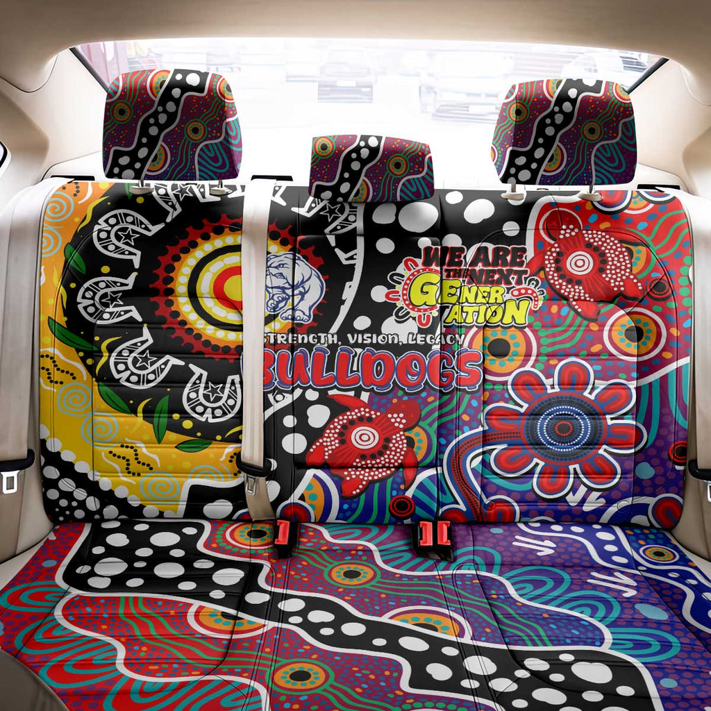 Bulldogs AFL Celebrating 50 Years of Naidoc Back Car Seat Cover NAIDOC Week 2025 Aboriginal