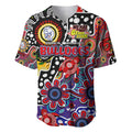 Personalised Bulldogs AFL Celebrating 50 Years of Naidoc Baseball Jersey NAIDOC Week 2025 Aboriginal