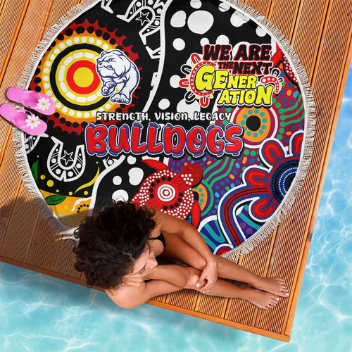 Bulldogs AFL Celebrating 50 Years of Naidoc Beach Blanket NAIDOC Week 2025 Aboriginal