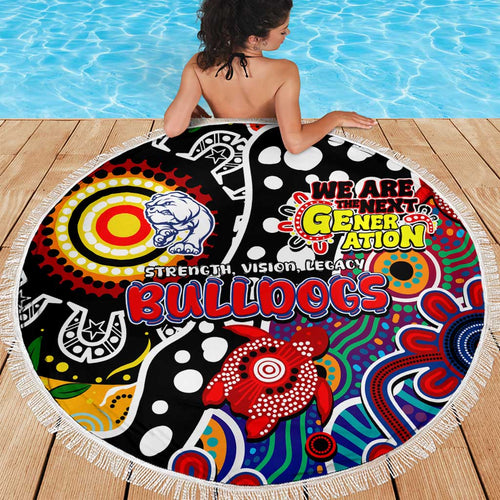 Bulldogs AFL Celebrating 50 Years of Naidoc Beach Blanket NAIDOC Week 2025 Aboriginal