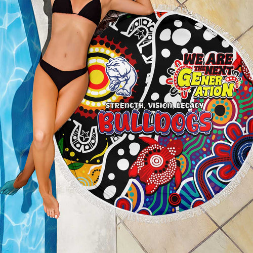 Bulldogs AFL Celebrating 50 Years of Naidoc Beach Blanket NAIDOC Week 2025 Aboriginal