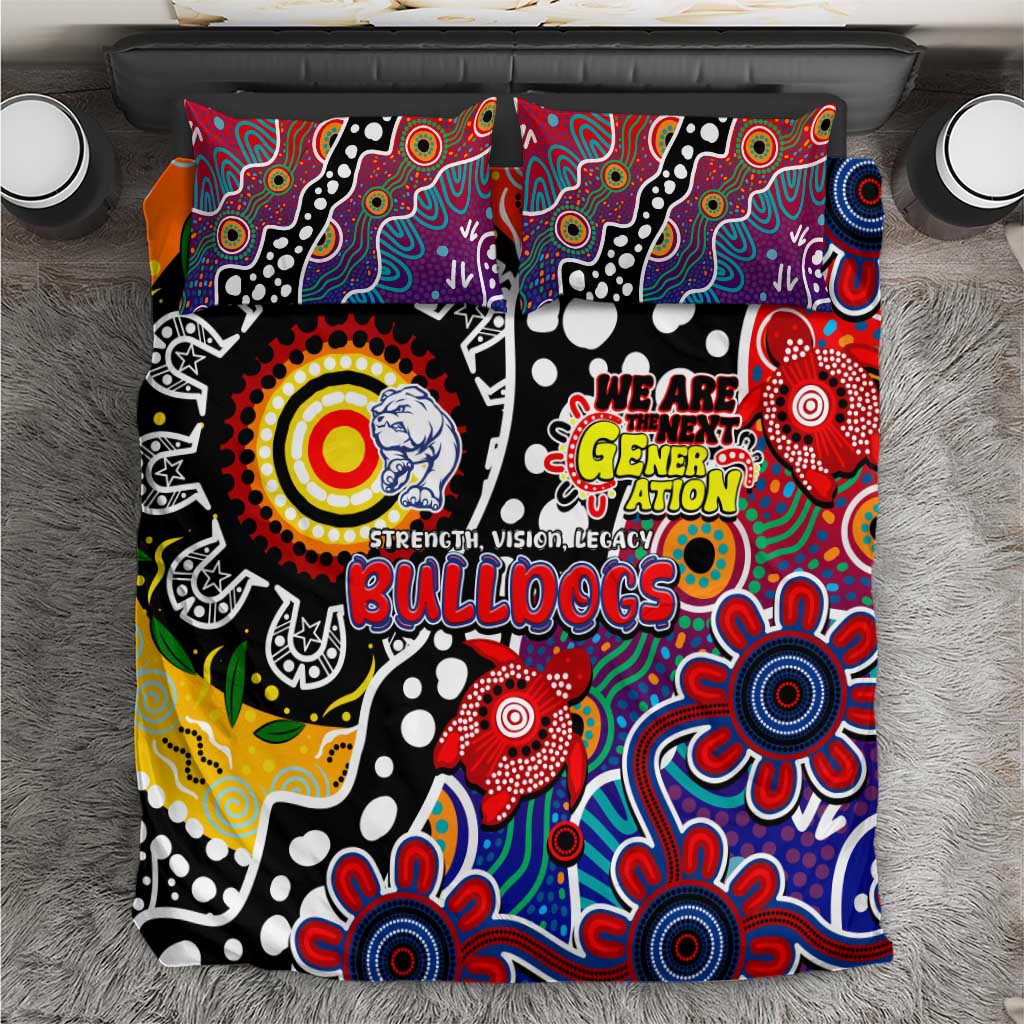 Bulldogs AFL Celebrating 50 Years of Naidoc Bedding Set NAIDOC Week 2025 Aboriginal