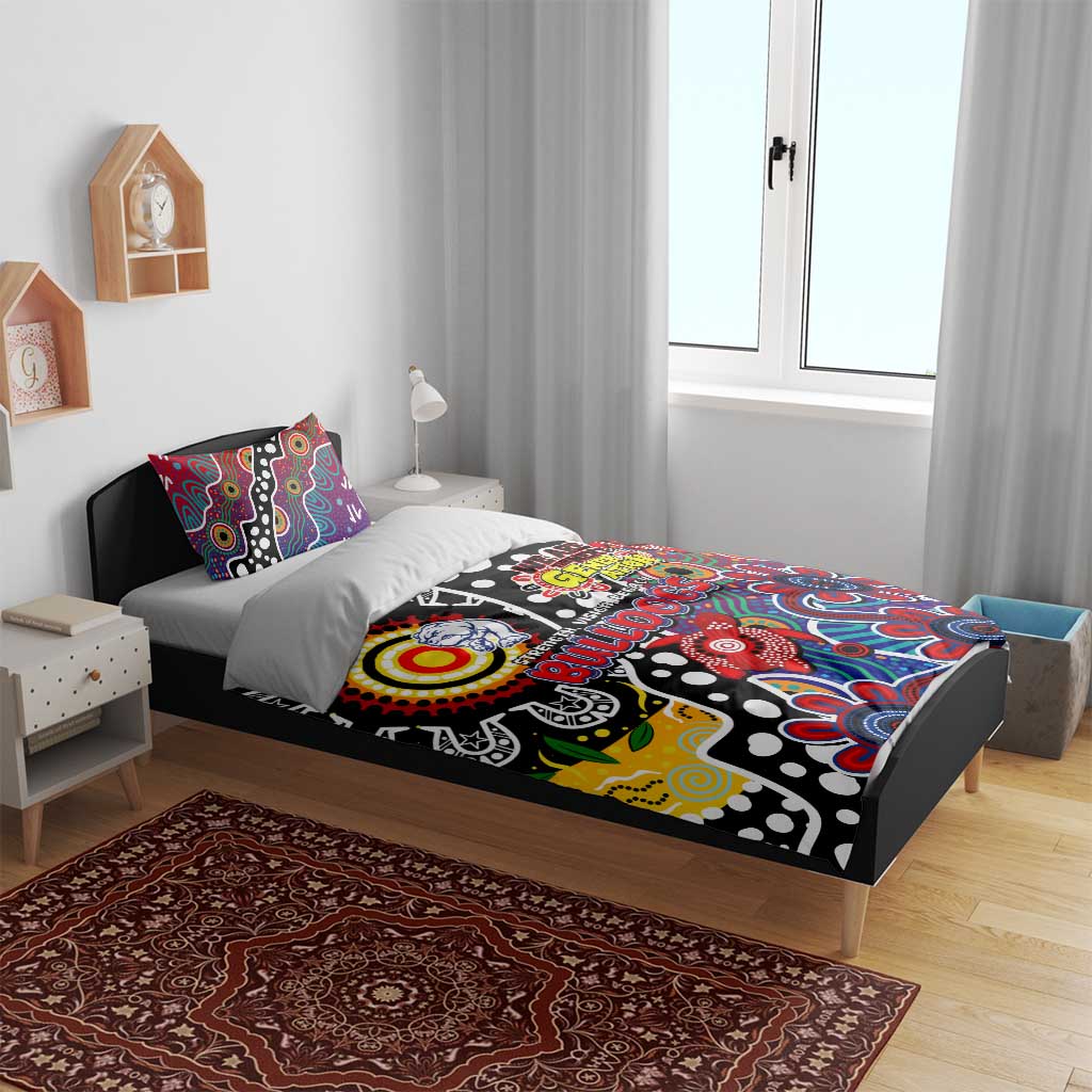 Bulldogs AFL Celebrating 50 Years of Naidoc Bedding Set NAIDOC Week 2025 Aboriginal