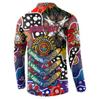 Personalised Bulldogs AFL Celebrating 50 Years of Naidoc Button Sweatshirt NAIDOC Week 2025 Aboriginal