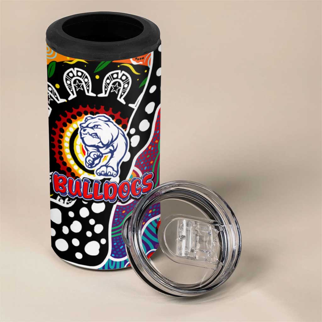 Bulldogs AFL Celebrating 50 Years of Naidoc 4 in 1 Can Cooler Tumbler NAIDOC Week 2025 Aboriginal
