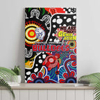 Bulldogs AFL Celebrating 50 Years of Naidoc Canvas Wall Art NAIDOC Week 2025 Aboriginal