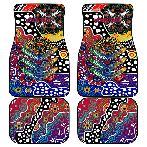 Bulldogs AFL Celebrating 50 Years of Naidoc Car Mats NAIDOC Week 2025 Aboriginal