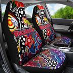 Bulldogs AFL Celebrating 50 Years of Naidoc Car Seat Cover NAIDOC Week 2025 Aboriginal