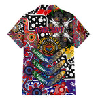 Personalised Bulldogs AFL Celebrating 50 Years of Naidoc Family Matching Mermaid Dress and Hawaiian Shirt NAIDOC Week 2025 Aboriginal