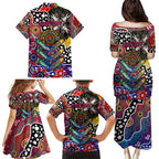 Personalised Bulldogs AFL Celebrating 50 Years of Naidoc Family Matching Puletasi and Hawaiian Shirt NAIDOC Week 2025 Aboriginal