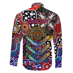 Personalised Bulldogs AFL Celebrating 50 Years of Naidoc Family Matching Puletasi and Hawaiian Shirt NAIDOC Week 2025 Aboriginal