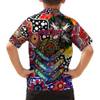 Personalised Bulldogs AFL Celebrating 50 Years of Naidoc Family Matching Tank Maxi Dress and Hawaiian Shirt NAIDOC Week 2025 Aboriginal