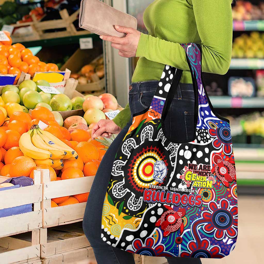 Bulldogs AFL Celebrating 50 Years of Naidoc Grocery Bag NAIDOC Week 2025 Aboriginal
