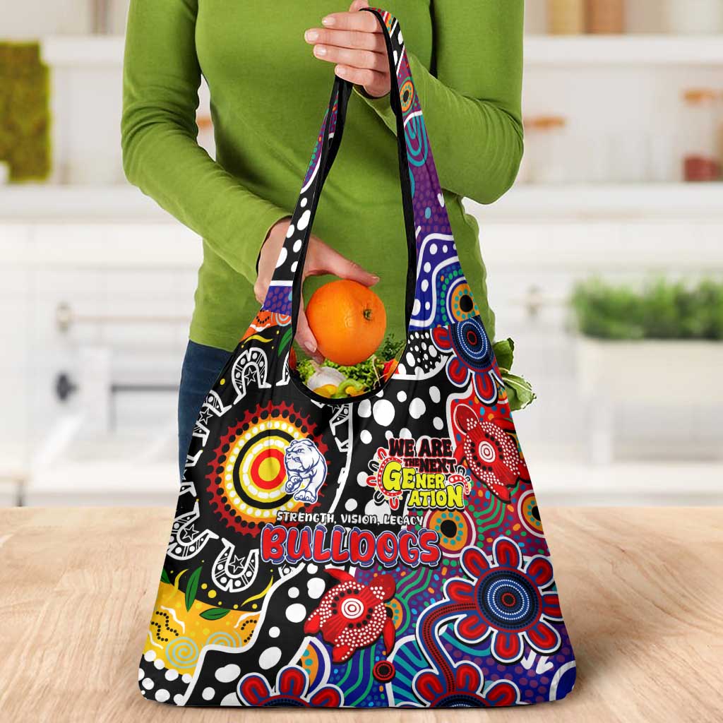 Bulldogs AFL Celebrating 50 Years of Naidoc Grocery Bag NAIDOC Week 2025 Aboriginal
