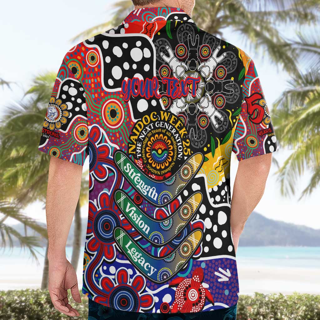 Personalised Bulldogs AFL Celebrating 50 Years of Naidoc Hawaiian Shirt NAIDOC Week 2025 Aboriginal