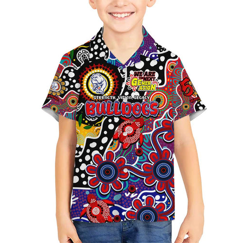 Personalised Bulldogs AFL Celebrating 50 Years of Naidoc Hawaiian Shirt NAIDOC Week 2025 Aboriginal