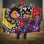 Bulldogs AFL Celebrating 50 Years of Naidoc Hooded Blanket NAIDOC Week 2025 Aboriginal