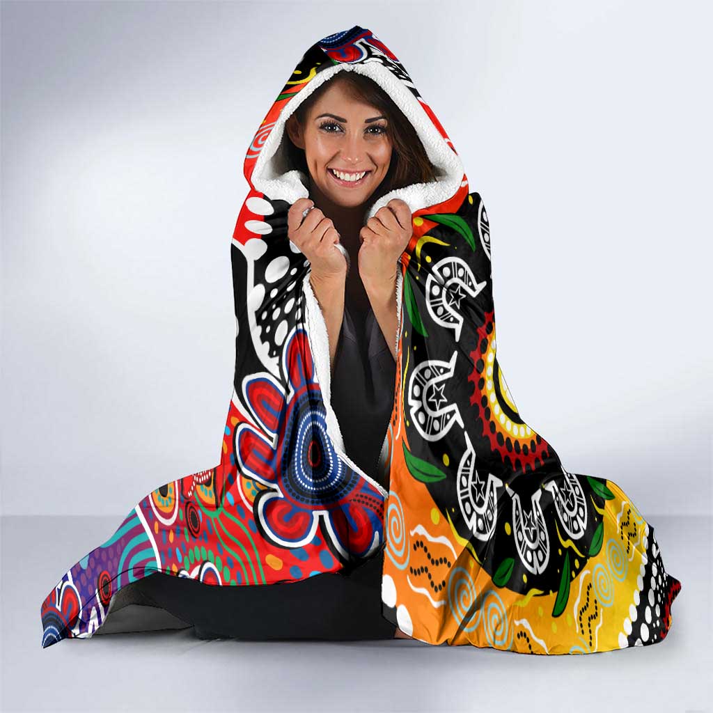 Bulldogs AFL Celebrating 50 Years of Naidoc Hooded Blanket NAIDOC Week 2025 Aboriginal