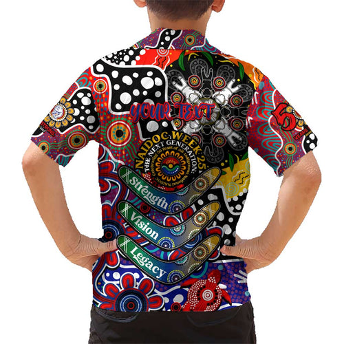 Personalised Bulldogs AFL Celebrating 50 Years of Naidoc Kid Hawaiian Shirt NAIDOC Week 2025 Aboriginal