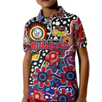 Personalised Bulldogs AFL Celebrating 50 Years of Naidoc Kid Polo Shirt NAIDOC Week 2025 Aboriginal