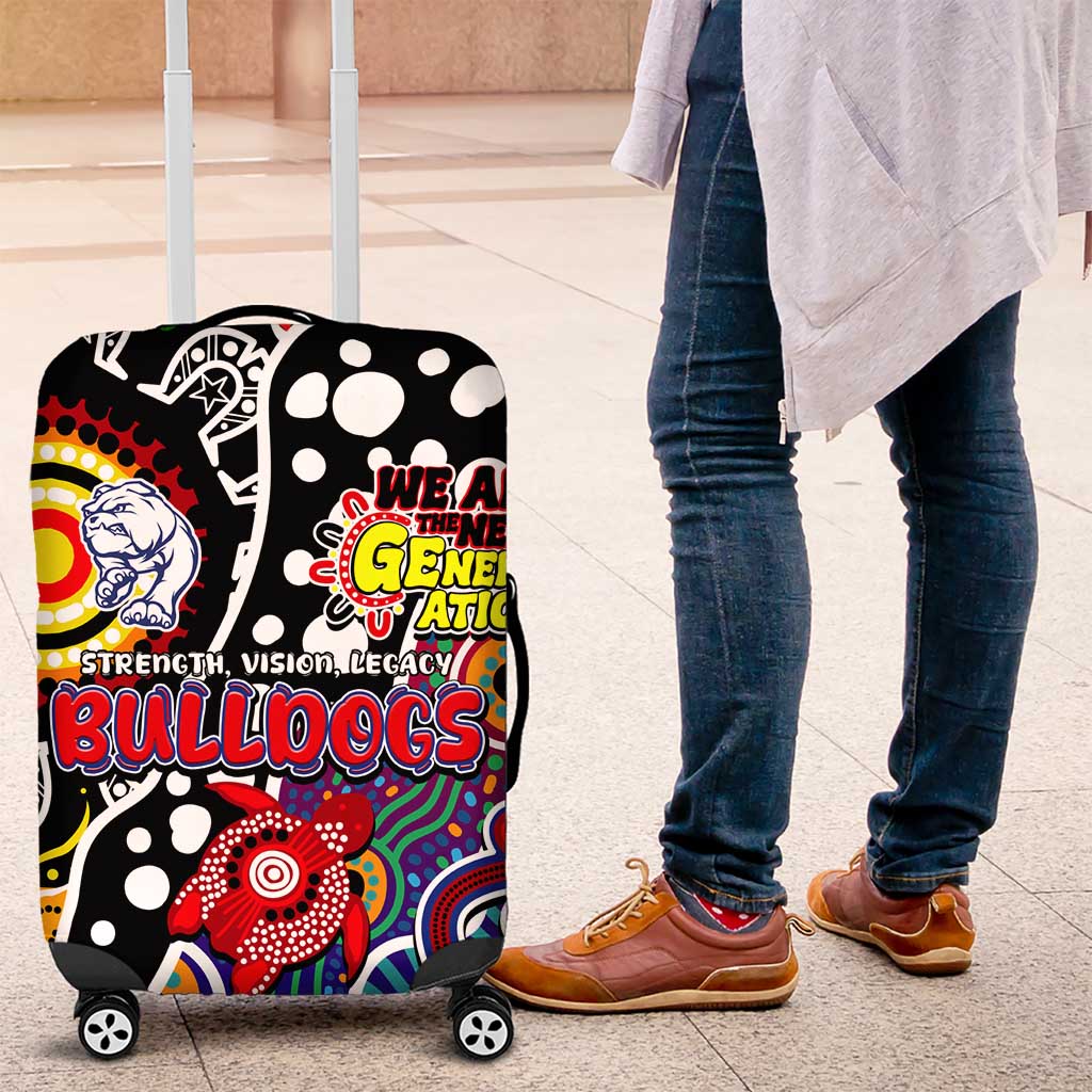 Bulldogs AFL Celebrating 50 Years of Naidoc Luggage Cover NAIDOC Week 2025 Aboriginal