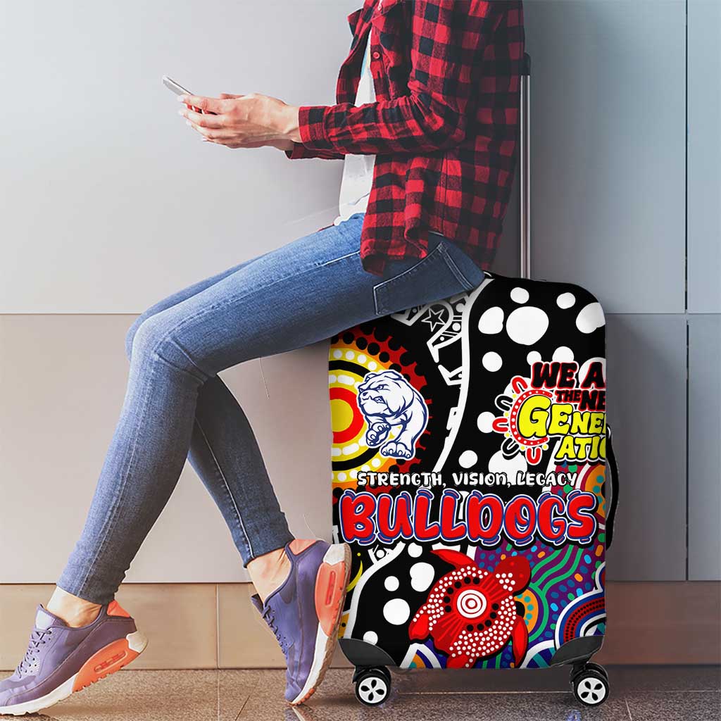 Bulldogs AFL Celebrating 50 Years of Naidoc Luggage Cover NAIDOC Week 2025 Aboriginal