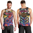 Personalised Bulldogs AFL Celebrating 50 Years of Naidoc Men Tank Top NAIDOC Week 2025 Aboriginal