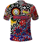 Personalised Bulldogs AFL Celebrating 50 Years of Naidoc Polo Shirt NAIDOC Week 2025 Aboriginal