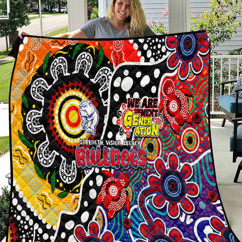 Bulldogs AFL Celebrating 50 Years of Naidoc Quilt NAIDOC Week 2025 Aboriginal