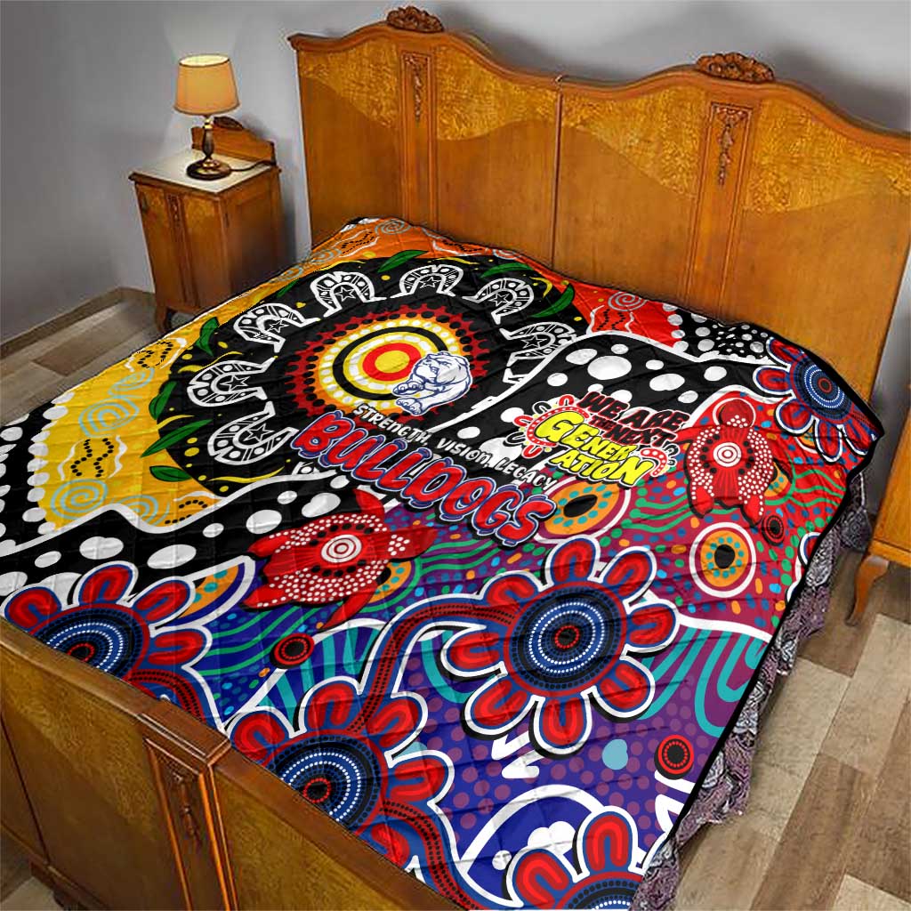 Bulldogs AFL Celebrating 50 Years of Naidoc Quilt NAIDOC Week 2025 Aboriginal