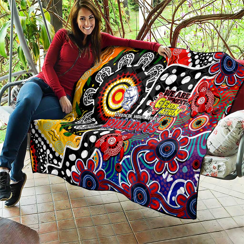 Bulldogs AFL Celebrating 50 Years of Naidoc Quilt NAIDOC Week 2025 Aboriginal
