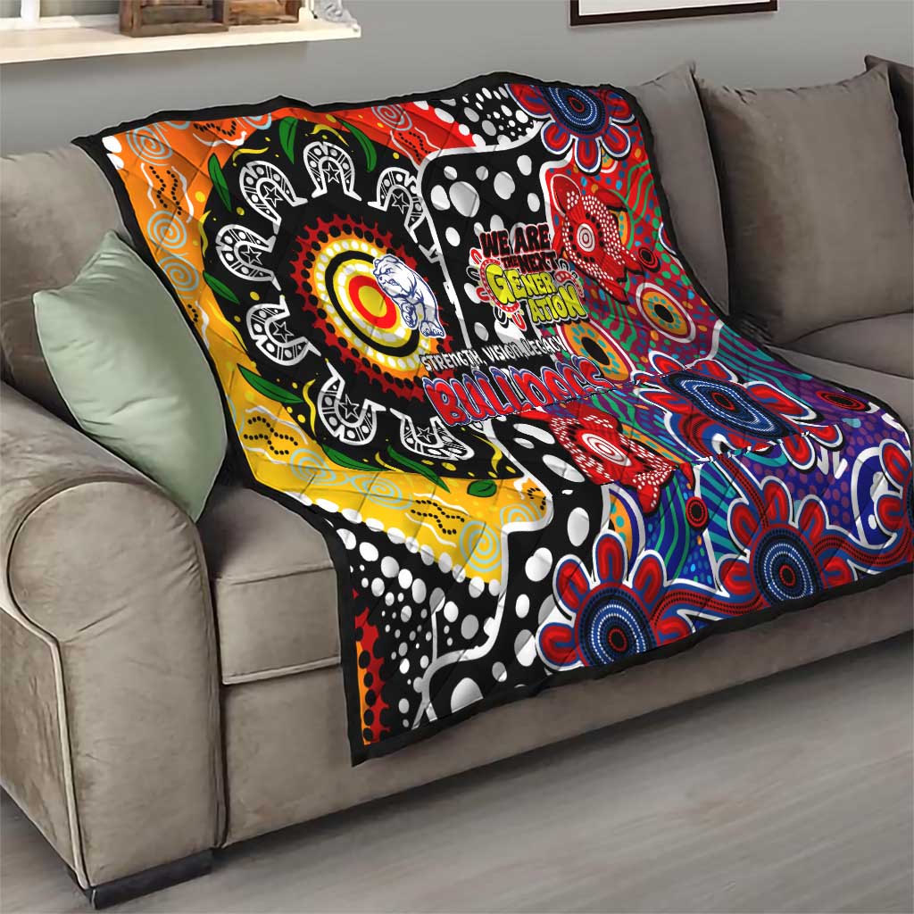 Bulldogs AFL Celebrating 50 Years of Naidoc Quilt NAIDOC Week 2025 Aboriginal