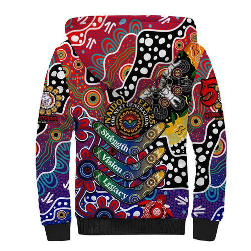 Personalised Bulldogs AFL Celebrating 50 Years of Naidoc Sherpa Hoodie NAIDOC Week 2025 Aboriginal