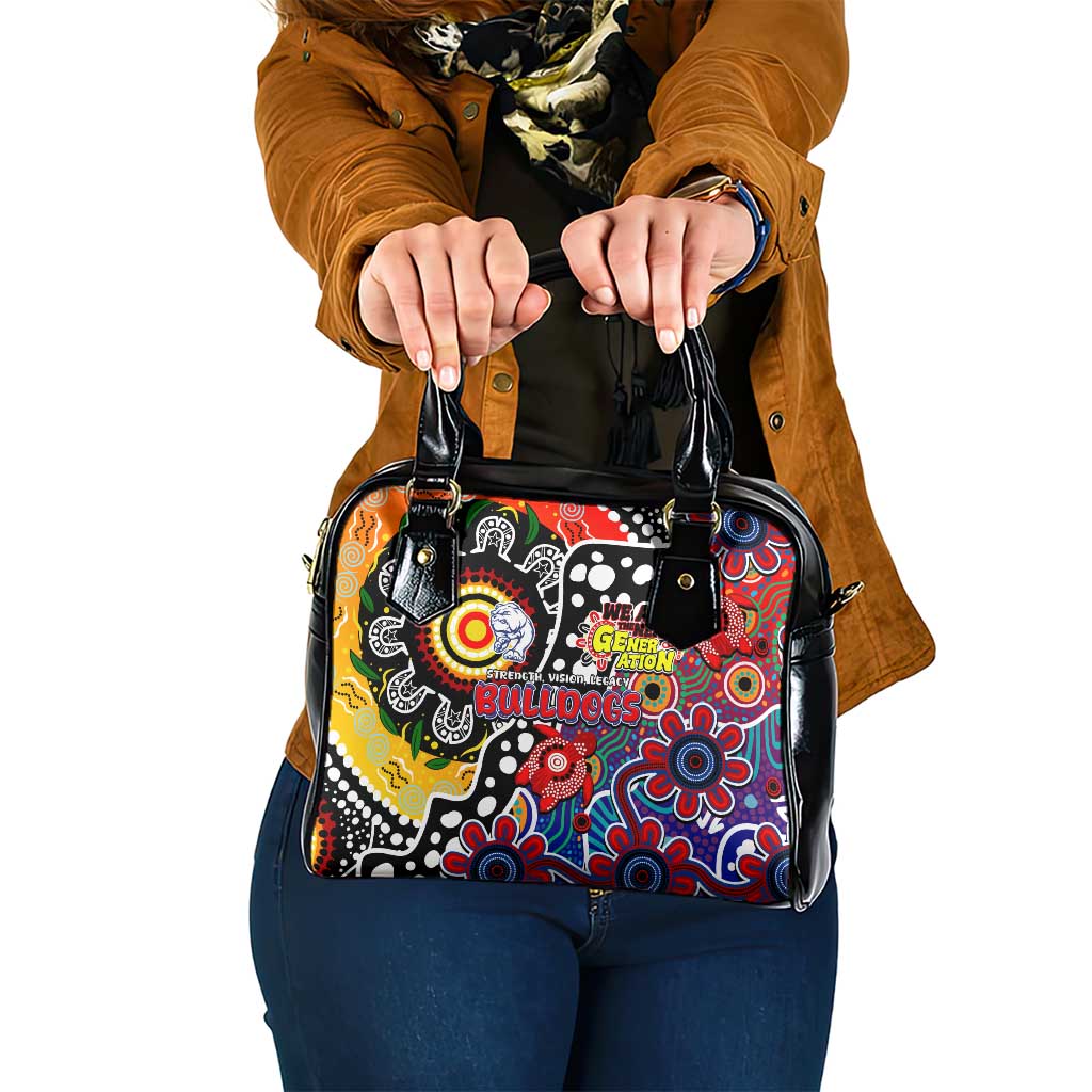 Bulldogs AFL Celebrating 50 Years of Naidoc Shoulder Handbag NAIDOC Week 2025 Aboriginal