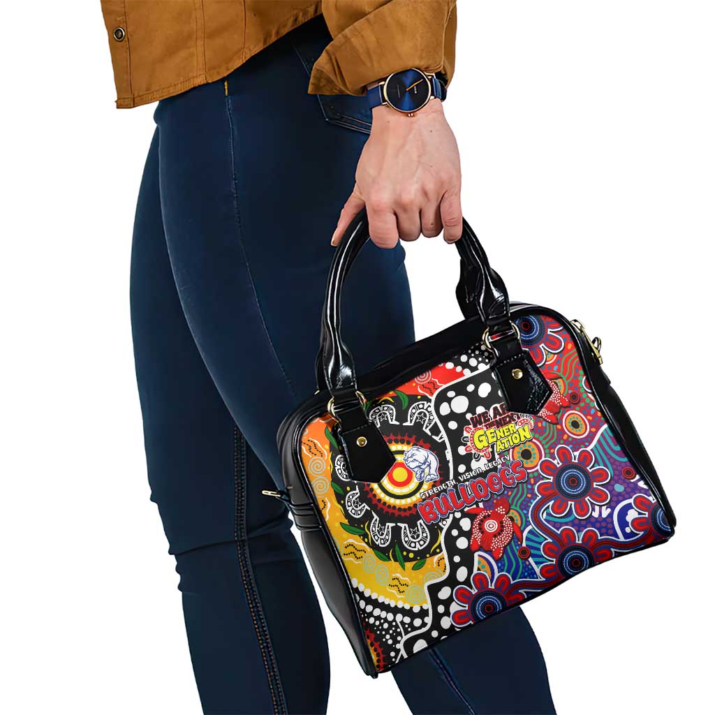 Bulldogs AFL Celebrating 50 Years of Naidoc Shoulder Handbag NAIDOC Week 2025 Aboriginal