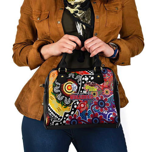 Bulldogs AFL Celebrating 50 Years of Naidoc Shoulder Handbag NAIDOC Week 2025 Aboriginal