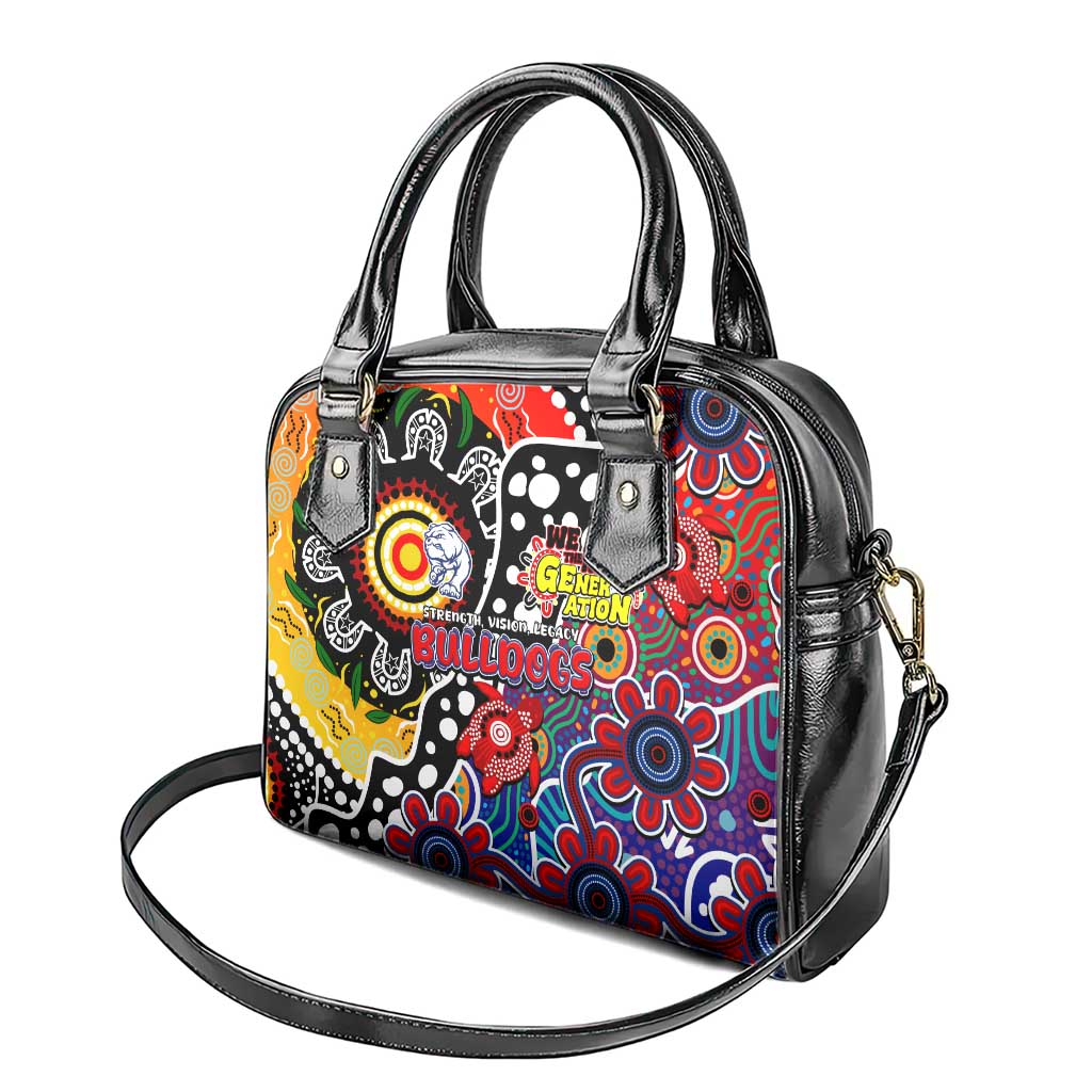 Bulldogs AFL Celebrating 50 Years of Naidoc Shoulder Handbag NAIDOC Week 2025 Aboriginal