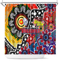 Bulldogs AFL Celebrating 50 Years of Naidoc Shower Curtain NAIDOC Week 2025 Aboriginal