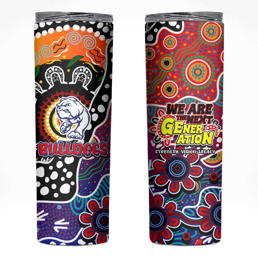 Bulldogs AFL Celebrating 50 Years of Naidoc Skinny Tumbler NAIDOC Week 2025 Aboriginal