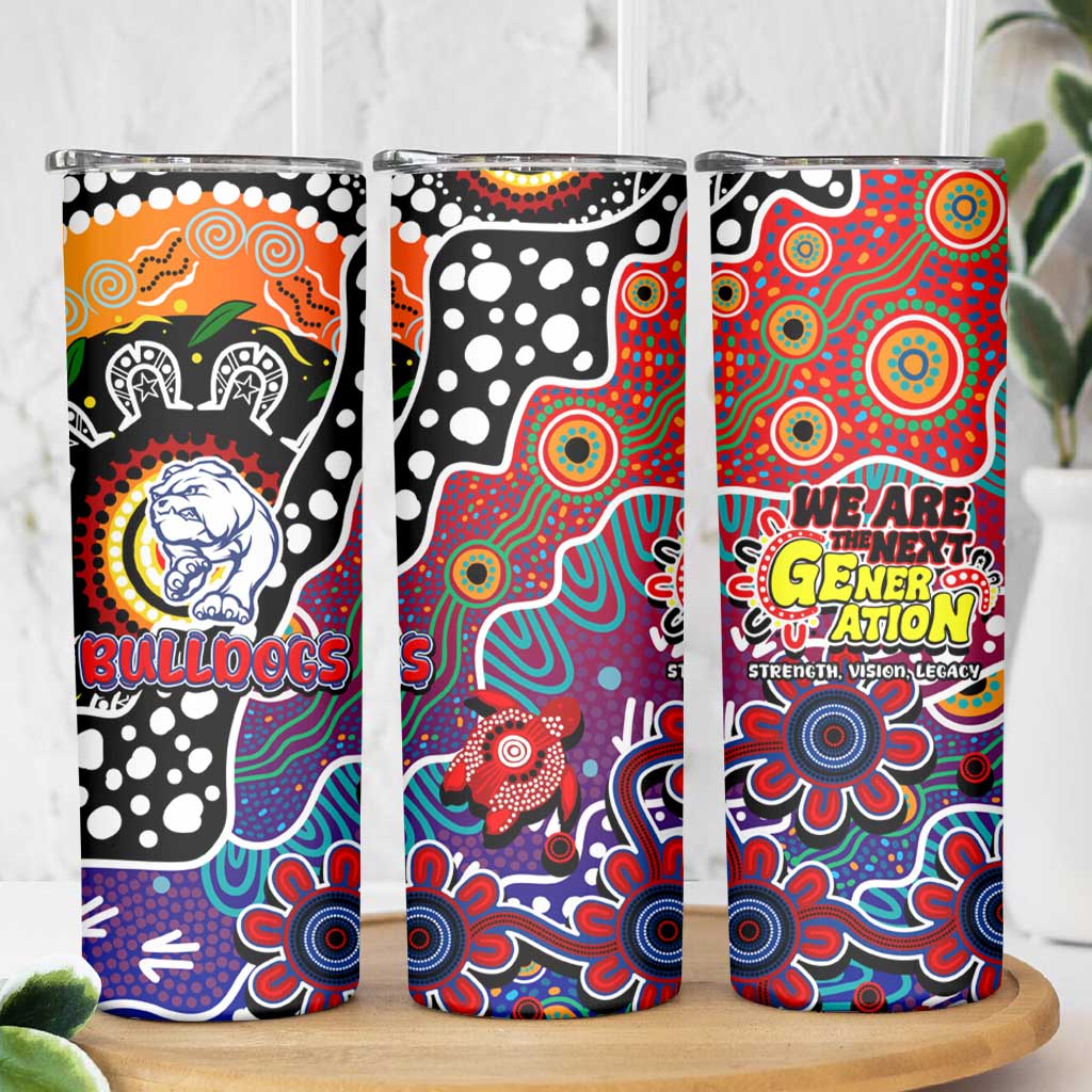 Bulldogs AFL Celebrating 50 Years of Naidoc Skinny Tumbler NAIDOC Week 2025 Aboriginal