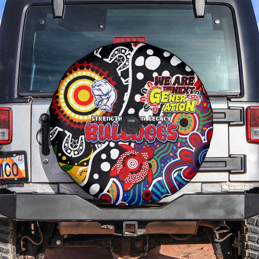 Bulldogs AFL Celebrating 50 Years of Naidoc Spare Tire Cover NAIDOC Week 2025 Aboriginal