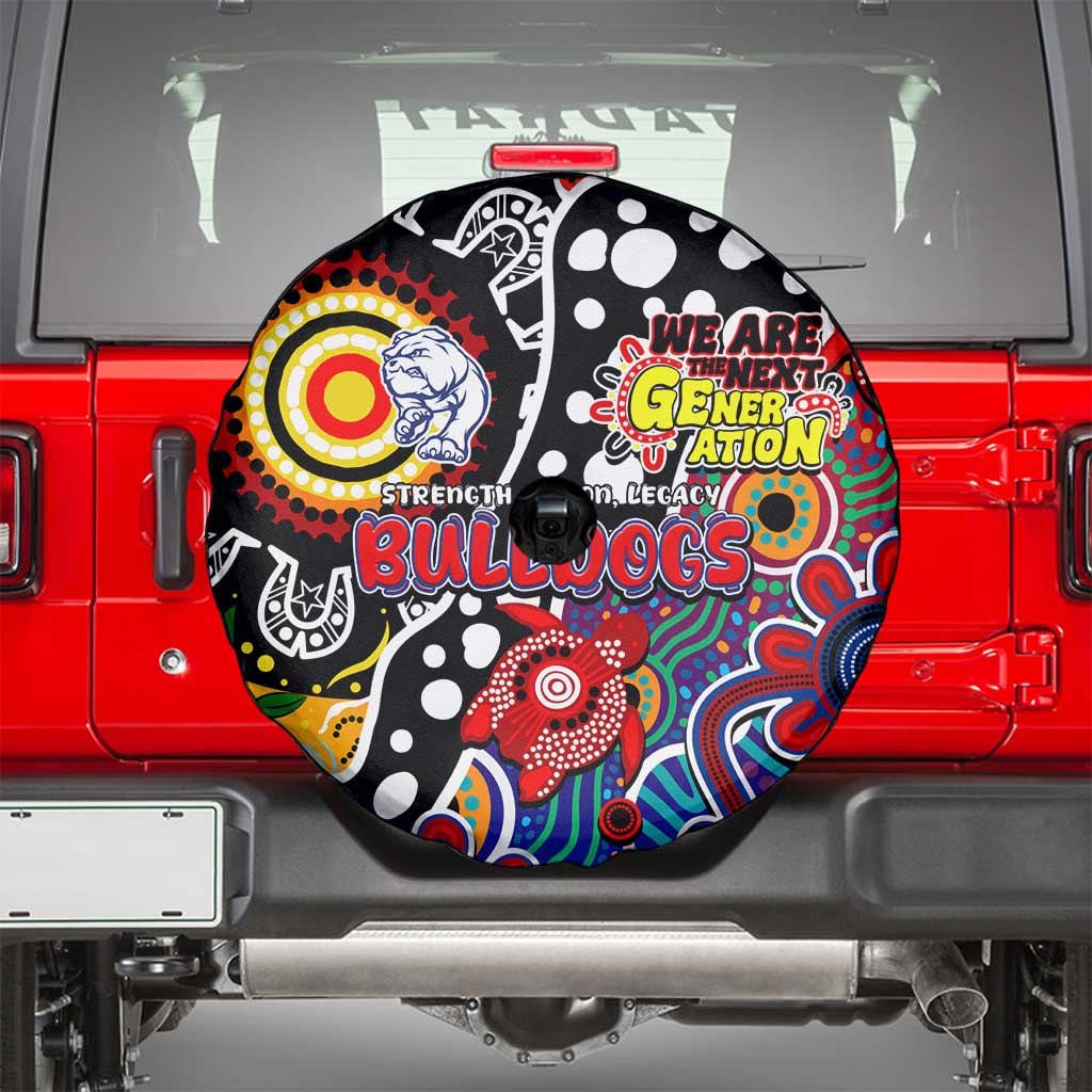 Bulldogs AFL Celebrating 50 Years of Naidoc Spare Tire Cover NAIDOC Week 2025 Aboriginal