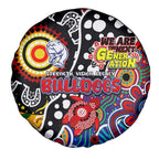 Bulldogs AFL Celebrating 50 Years of Naidoc Spare Tire Cover NAIDOC Week 2025 Aboriginal