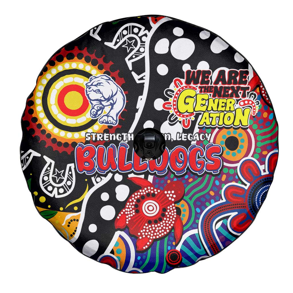 Bulldogs AFL Celebrating 50 Years of Naidoc Spare Tire Cover NAIDOC Week 2025 Aboriginal